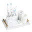 Golden Stroke Marble Bathroom Accessories Set