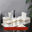 Golden Marble Bathroom Accessories Set