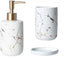 Black Gold Marble Bathroom Accessory Set