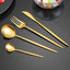 Gold Stainless Steel Dinnerware Set