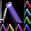 7-Color LED Shower Head